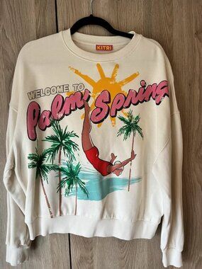 Kitri printed cotton sweatshirt size Medium